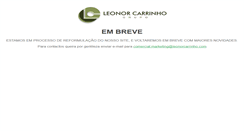 Desktop Screenshot of leonorcarrinho.com